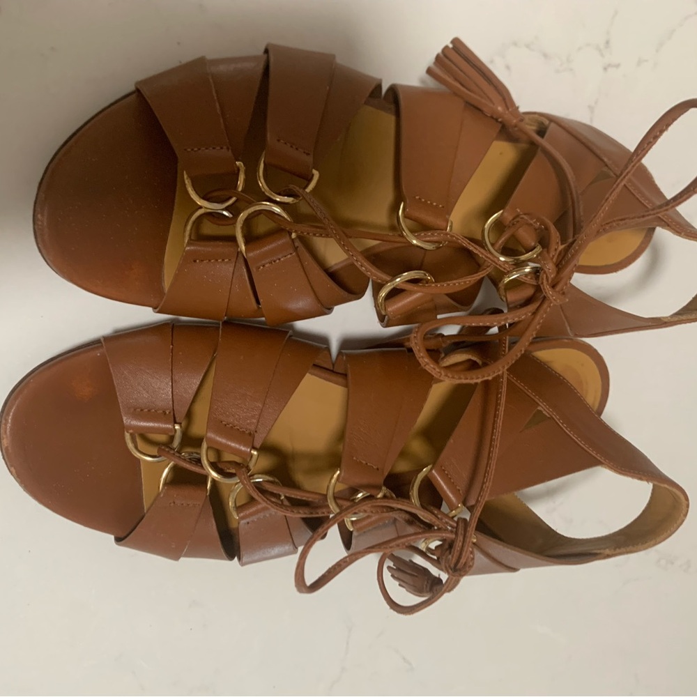 Sezane Leather Sandals